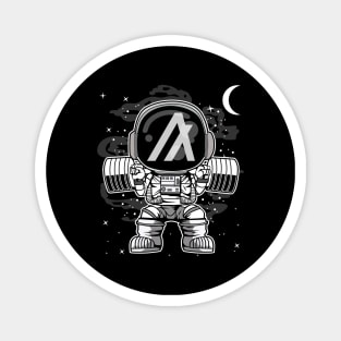 Astronaut Lifting Algorand ALGO Coin To The Moon Crypto Token Cryptocurrency Blockchain Wallet Birthday Gift For Men Women Kids Magnet